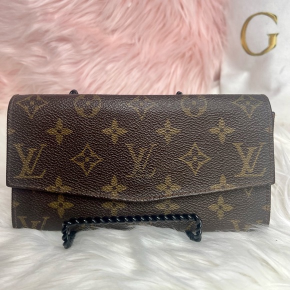 pre-owned Authentic Vintage Louis Vuitton Monogram Bifold Long Wallet